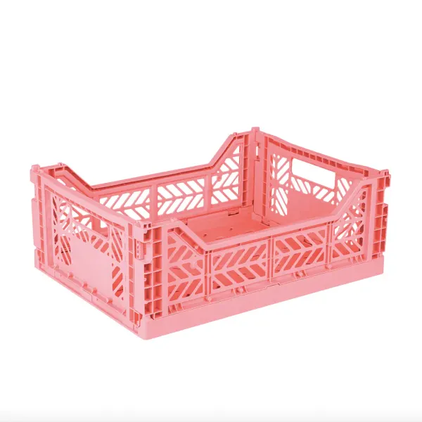 Midibox Foldable Crate Strawberry Milk - Pack of 2 2