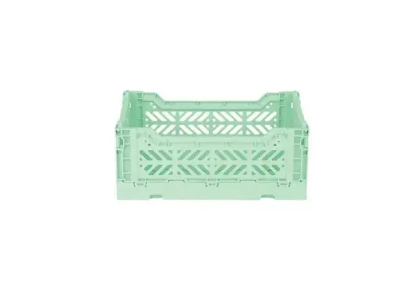 Minibox Foldable Crate Warm Mint - Pack of 2
