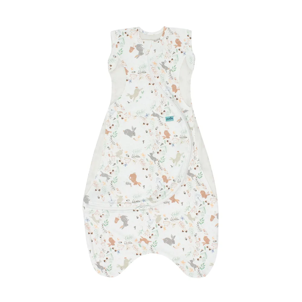 Purflo Cuddle to Sleep Bag 0.5 Tog 3-12m - Storybook Nutmeg Purflo Cuddle to Sleep Bag 0.5 Tog 3-12m - Storybook Nutmeg