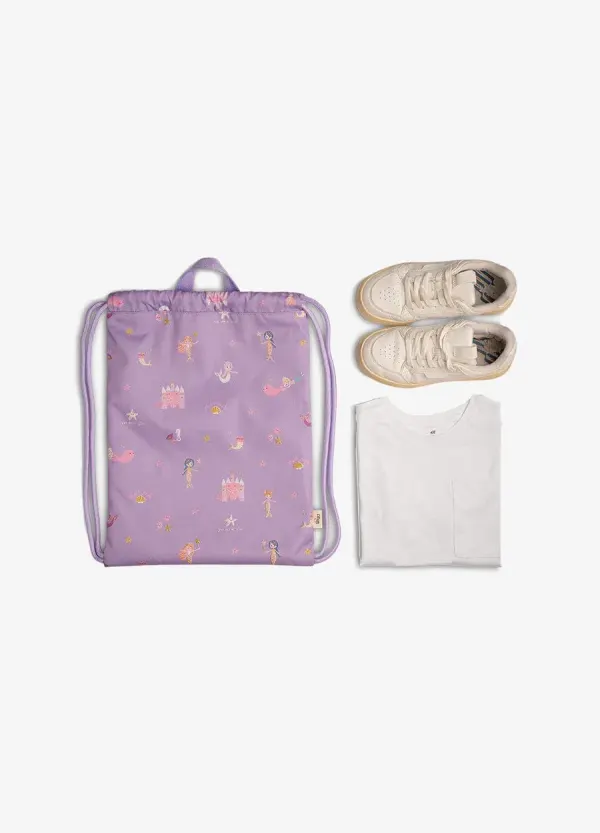 CITRON Drawstring Wet Bags (with handle & backpack) - Mermaid 2 CITRON Drawstring Wet Bags (with handle & backpack) - Mermaid 2