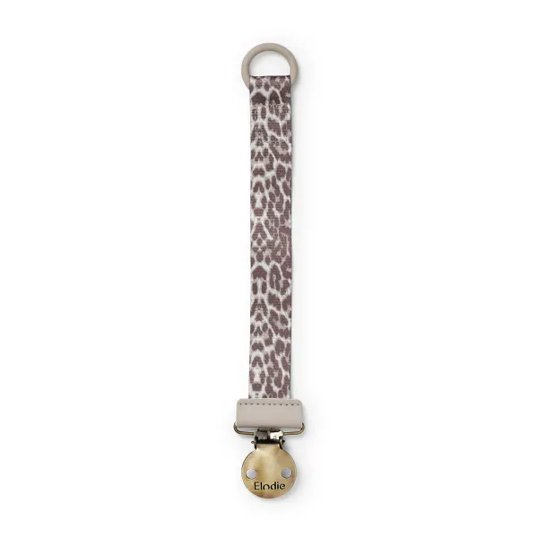 Elodie Pacifier Clip - Le Leopard