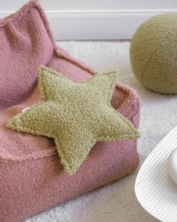 Wigiwama Star Cushion - Matcha 2