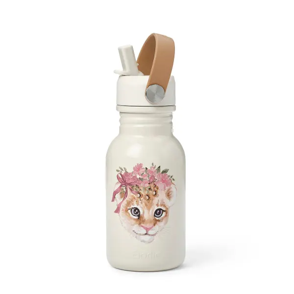 ELODIE - Water Bottle - Rosy Bow Leo