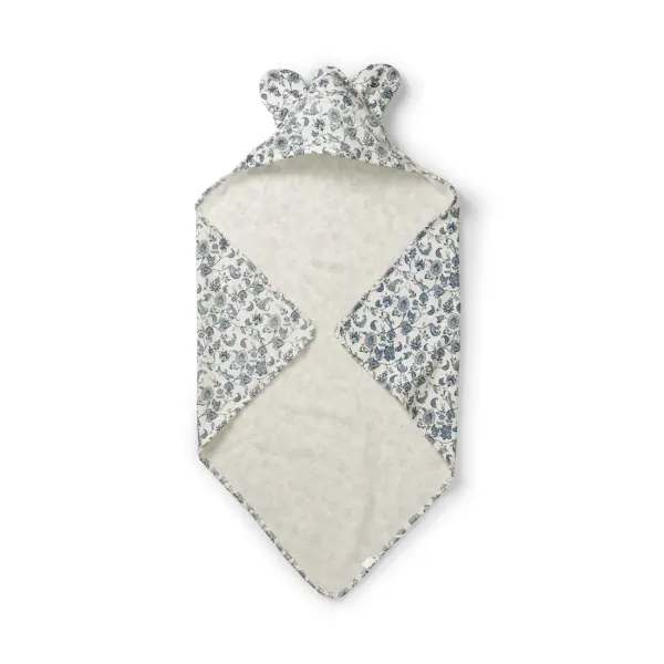 Elodie Hooded Towel - Garden Leo Toile