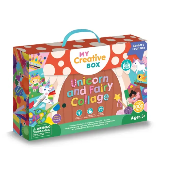 Unicorn and Fairy Collage Activity Box