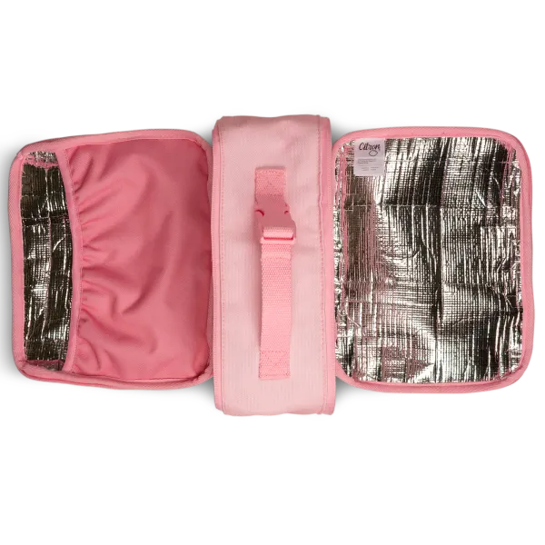 Citron Insulated Square Lunch bag - Glow Up Pink 2 Citron Insulated Square Lunch bag - Glow Up Pink 2