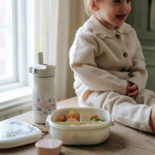 Elodie Thermo Bottle - Blue Garden 2