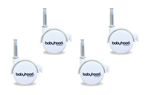 Babyhood Co sleeper Cradle Standard Castors/Wheels