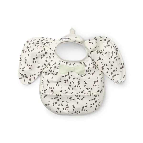 Elodie Baby Bib - Dalmatian Dots Elodie Baby Bib - Dalmatian Dots
