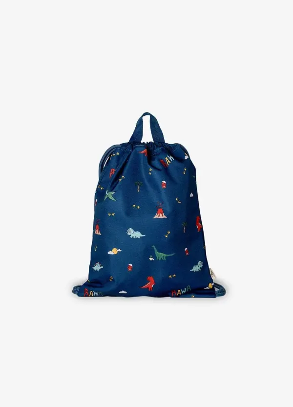 Citron Drawstring Wet Bag - Dino