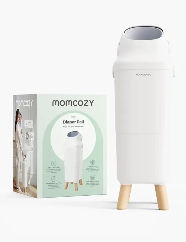 Momcozy Diaper Pail with Patented Triple-Seal Odor Control